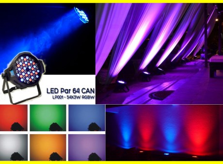 LED PAR-64 RGBW